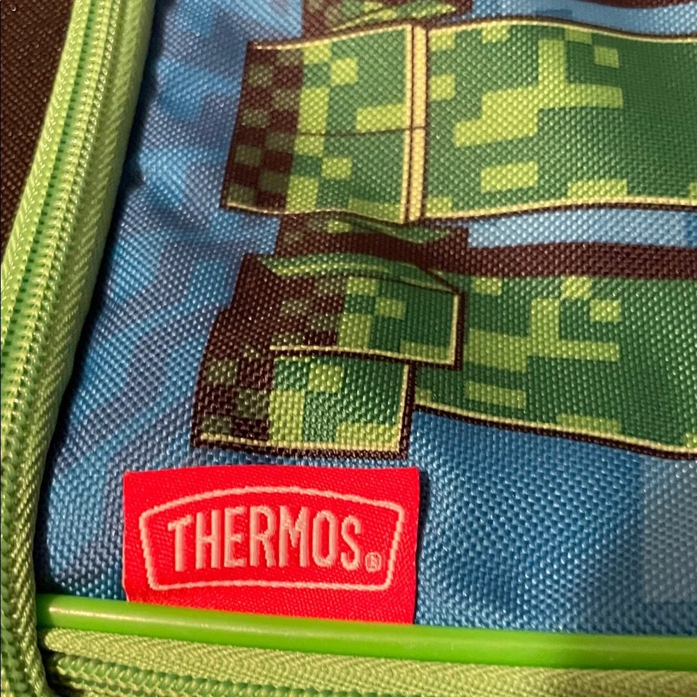 Thermos Minecraft Lunch Bag‎ Two compartments